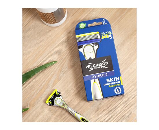 Бритва Wilkinson Sword Hydro 5 Sensitive 1 шт. (4027800438907), изображение 3 Бритва Wilkinson Sword Hydro 5 Sensitive 1 шт. (4027800438907), изображение 3