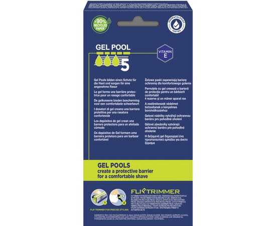Бритва Wilkinson Sword Hydro 5 Sensitive Clampack + 4 змінні картриджі (4027800216604), зображення 2 Бритва Wilkinson Sword Hydro 5 Sensitive Clampack + 4 змінні картриджі (4027800216604), зображення 2