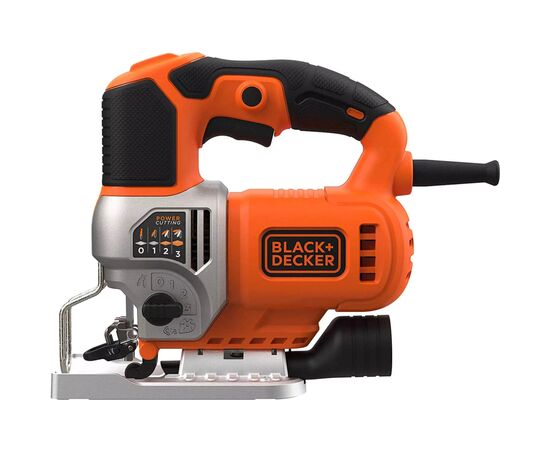 Электролобзик Black&Decker 50 Вт, 1000 - 3100 ход/мин, 2.2 кг, кейс (BES610K), изображение 3 Электролобзик Black&Decker 50 Вт, 1000 - 3100 ход/мин, 2.2 кг, кейс (BES610K), изображение 3