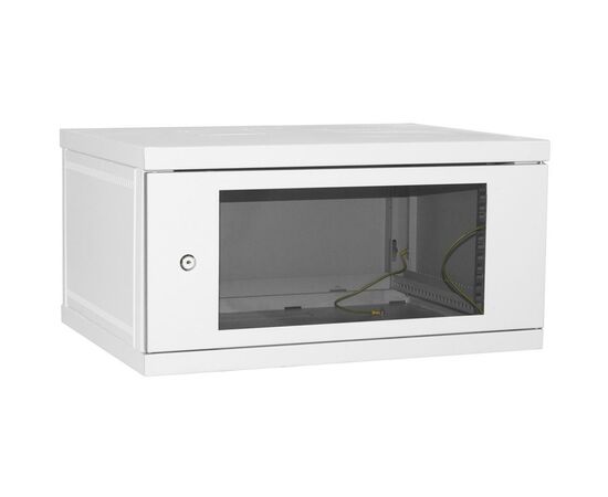 Шафа настінна Ipcom 6U, 600*450, СН-6U-06-04-ДС-1-7035 (Тцб-0008769)