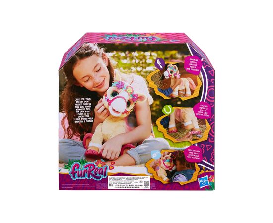 Интерактивная игрушка Hasbro FurReal Friends Пони Синамон серия (F4395), изображение 3 Интерактивная игрушка Hasbro FurReal Friends Пони Синамон серия (F4395), изображение 3