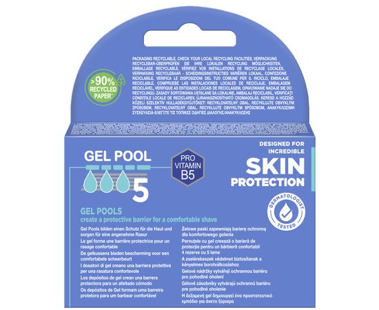 Змінні касети Wilkinson Sword Hydro 5 Blades 4 шт. (4027800402205), зображення 2 Змінні касети Wilkinson Sword Hydro 5 Blades 4 шт. (4027800402205), зображення 2