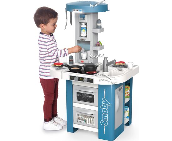 Игровой набор Smoby Интерактивная кухня Тек Эдишн со звуковыми и световыми эффектами, 35 аксессуаров (311052), изображение 5 Игровой набор Smoby Интерактивная кухня Тек Эдишн со звуковыми и световыми эффектами, 35 аксессуаров (311052), изображение 5