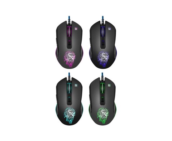Мишка Defender Sleipnir GM-927 USB Black+ Килимок (52927), зображення 5 Мишка Defender Sleipnir GM-927 USB Black+ Килимок (52927), зображення 5