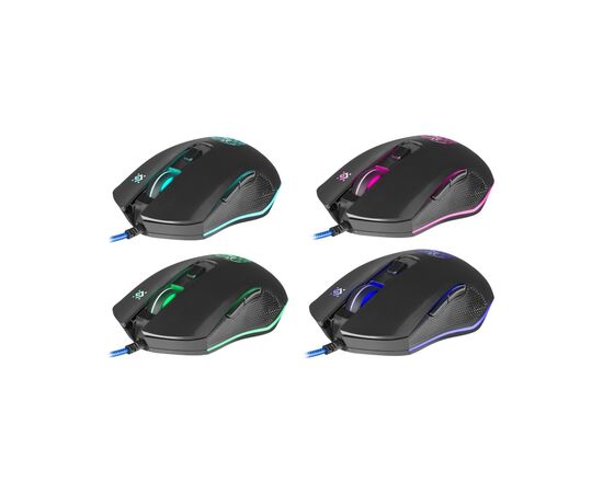 Мишка Defender Sleipnir GM-927 USB Black+ Килимок (52927), зображення 6 Мишка Defender Sleipnir GM-927 USB Black+ Килимок (52927), зображення 6