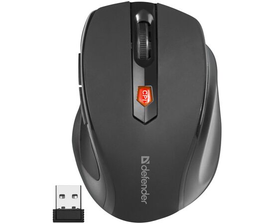 Мышка Defender Ultra MM-315 Wireless Black (52315), изображение 5 Мышка Defender Ultra MM-315 Wireless Black (52315), изображение 5