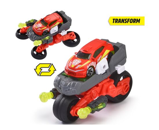 Игровой набор Dickie Toys Гибрид-спаситель Дрон-байк с функцией стрельбы 1 машинка 11 см (3792001), изображение 4 Игровой набор Dickie Toys Гибрид-спаситель Дрон-байк с функцией стрельбы 1 машинка 11 см (3792001), изображение 4