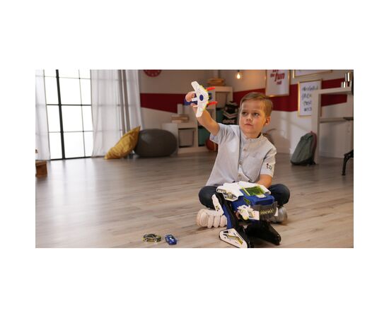 Игровой набор Dickie Toys Гибрид-спаситель Полицейский бот со звуковыми и светловыми эффектами 27 см (3794001), изображение 5 Игровой набор Dickie Toys Гибрид-спаситель Полицейский бот со звуковыми и светловыми эффектами 27 см (3794001), изображение 5