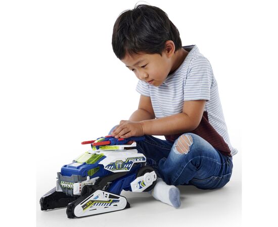 Игровой набор Dickie Toys Гибрид-спаситель Полицейский бот со звуковыми и светловыми эффектами 27 см (3794001), изображение 7 Игровой набор Dickie Toys Гибрид-спаситель Полицейский бот со звуковыми и светловыми эффектами 27 см (3794001), изображение 7