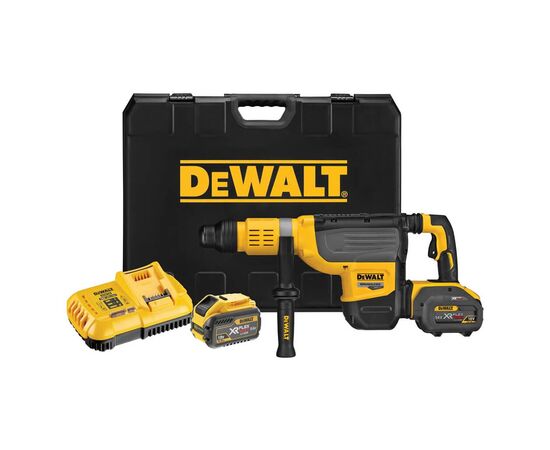 Перфоратор DeWALT бесщёточный, SDS MAX, 54 В, 19.4 Дж, 2 реж. кейс (DCH775X2), изображение 5 Перфоратор DeWALT бесщёточный, SDS MAX, 54 В, 19.4 Дж, 2 реж. кейс (DCH775X2), изображение 5