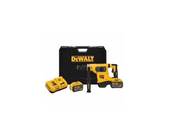 Перфоратор DeWALT бесщёточный, SDS MAX, 54 В, 6.1 Дж, 3 реж. кейс (DCH481X2), изображение 4 Перфоратор DeWALT бесщёточный, SDS MAX, 54 В, 6.1 Дж, 3 реж. кейс (DCH481X2), изображение 4