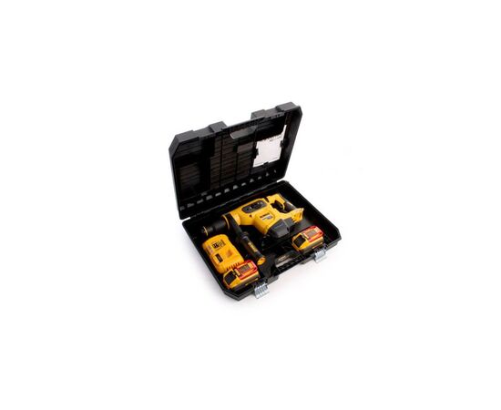 Перфоратор DeWALT бесщёточный, SDS MAX, 54 В, 6.1 Дж, 3 реж. кейс (DCH481X2), изображение 5 Перфоратор DeWALT бесщёточный, SDS MAX, 54 В, 6.1 Дж, 3 реж. кейс (DCH481X2), изображение 5