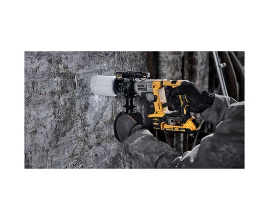 Перфоратор DeWALT бесщёточный, SDS PLUS, 18 В, 1.4 Дж, 2 реж. кейс TSTAK (без АКБ и ЗУ) (DCH172NT), изображение 7 Перфоратор DeWALT бесщёточный, SDS PLUS, 18 В, 1.4 Дж, 2 реж. кейс TSTAK (без АКБ и ЗУ) (DCH172NT), изображение 7