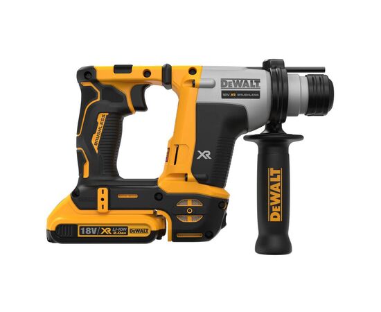 Перфоратор DeWALT бесщёточный, SDS PLUS, 18 В, 1.4 Дж, 2 реж. кейс (DCH172D2), изображение 4 Перфоратор DeWALT бесщёточный, SDS PLUS, 18 В, 1.4 Дж, 2 реж. кейс (DCH172D2), изображение 4