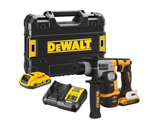 Перфоратор DeWALT бесщёточный, SDS PLUS, 18 В, 1.4 Дж, 2 реж. кейс (DCH172D2), изображение 5 Перфоратор DeWALT бесщёточный, SDS PLUS, 18 В, 1.4 Дж, 2 реж. кейс (DCH172D2), изображение 5