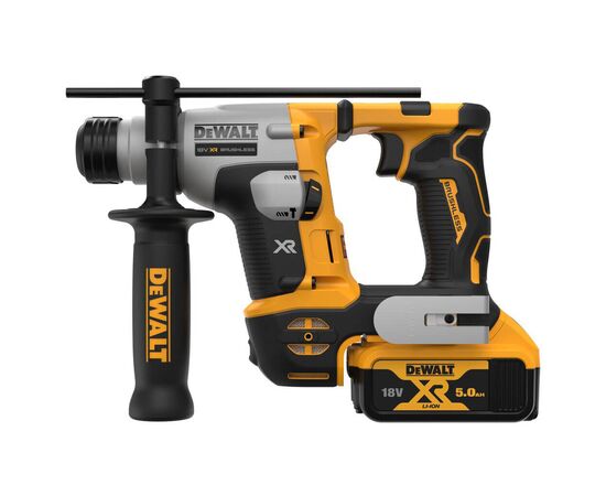 Перфоратор DeWALT бесщёточный, SDS PLUS, 18 В, 1.4 Дж, 2 реж. кейс (DCH172P2), изображение 3 Перфоратор DeWALT бесщёточный, SDS PLUS, 18 В, 1.4 Дж, 2 реж. кейс (DCH172P2), изображение 3