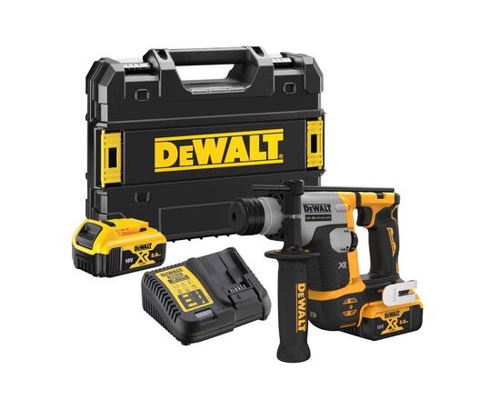 Перфоратор DeWALT бесщёточный, SDS PLUS, 18 В, 1.4 Дж, 2 реж. кейс (DCH172P2), изображение 5 Перфоратор DeWALT бесщёточный, SDS PLUS, 18 В, 1.4 Дж, 2 реж. кейс (DCH172P2), изображение 5