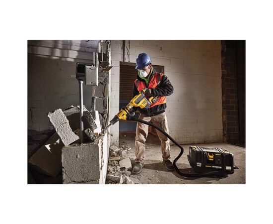 Перфоратор DeWALT бесщёточный, SDS-MAX, 54 В, 10.5 Дж, 2 реж. (без АКБ и ЗУ) (DCH614N), изображение 5 Перфоратор DeWALT бесщёточный, SDS-MAX, 54 В, 10.5 Дж, 2 реж. (без АКБ и ЗУ) (DCH614N), изображение 5