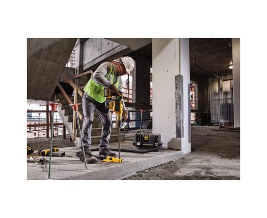 Перфоратор DeWALT бесщёточный, SDS-MAX, 54 В, 10.5 Дж, 2 реж. (без АКБ и ЗУ) (DCH614N), изображение 9 Перфоратор DeWALT бесщёточный, SDS-MAX, 54 В, 10.5 Дж, 2 реж. (без АКБ и ЗУ) (DCH614N), изображение 9