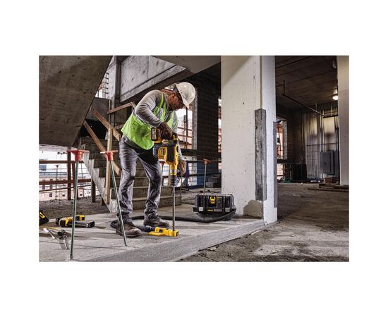 Перфоратор DeWALT бесщёточный, SDS-MAX, 54 В, 10.5 Дж, 2 реж. кейс (DCH614X2), изображение 10 Перфоратор DeWALT бесщёточный, SDS-MAX, 54 В, 10.5 Дж, 2 реж. кейс (DCH614X2), изображение 10
