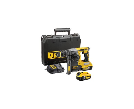 Перфоратор DeWALT безщітковий, SDS-Plus, 18 В, 2.1 Дж, 3 реж. кейс (DCH273P2)