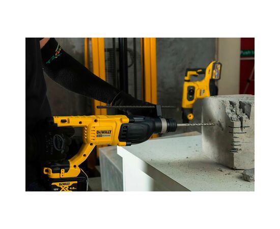 Перфоратор DeWALT бесщёточный, SDS-Plus, 18 В, 2.6 Дж, 3 реж. (без АКБ и ЗУ) (DCH133N), изображение 6 Перфоратор DeWALT бесщёточный, SDS-Plus, 18 В, 2.6 Дж, 3 реж. (без АКБ и ЗУ) (DCH133N), изображение 6