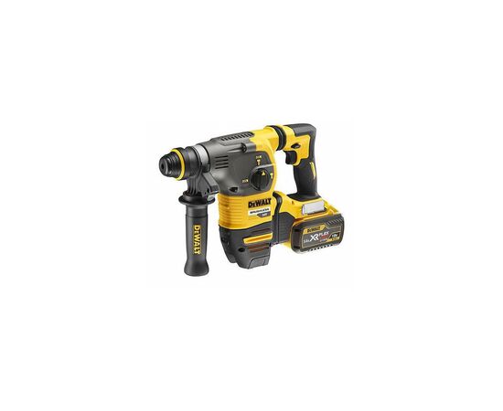 Перфоратор DeWALT бесщёточный, SDS-Plus, 54 В, 3.5 Дж, 3 реж. кейс (DCH333X2), изображение 3 Перфоратор DeWALT бесщёточный, SDS-Plus, 54 В, 3.5 Дж, 3 реж. кейс (DCH333X2), изображение 3