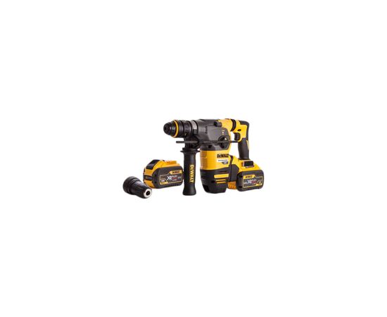 Перфоратор DeWALT бесщёточный, SDS-Plus, 54 В, 3.5 Дж, 3 реж. кейс (DCH334X2), изображение 2 Перфоратор DeWALT бесщёточный, SDS-Plus, 54 В, 3.5 Дж, 3 реж. кейс (DCH334X2), изображение 2