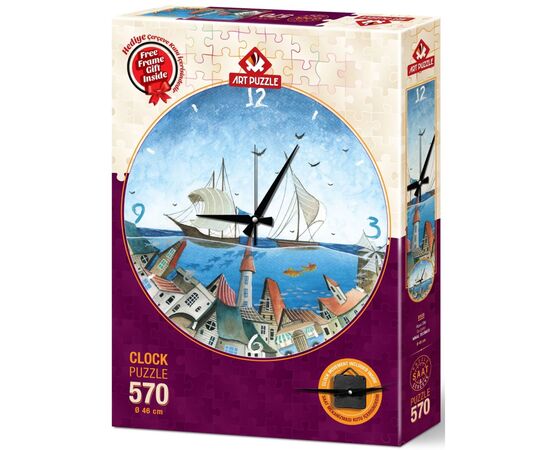 Пазл ART PUZZLE Годинник Аква Сіті, 570 елементів (5103)