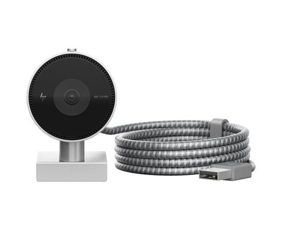 Веб-камера HP 950 4K USB Silver (4C9Q2AA), зображення 6 Веб-камера HP 950 4K USB Silver (4C9Q2AA), зображення 6