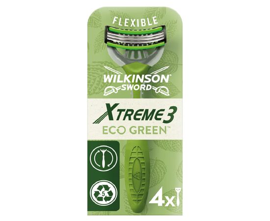 Бритва Wilkinson Sword Xtreme3 Eco Green 4 шт. (4027800175000)