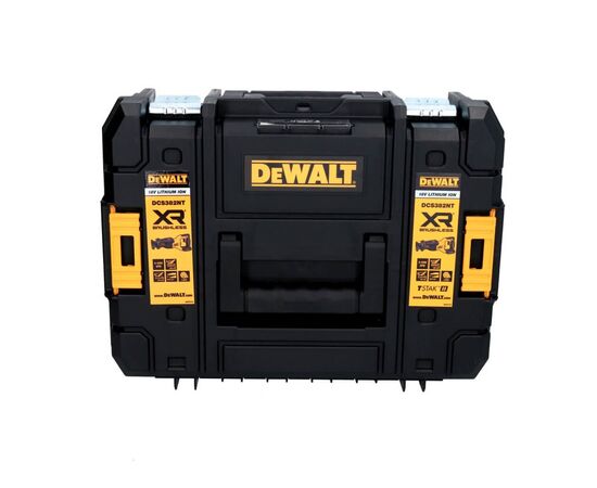 Сабельная пила DeWALT 18 В XR Li-lon, 0 - 3200 ход/мин, кейс TSTAK (без АКБ и ЗУ) (DCS382NT), изображение 4 Сабельная пила DeWALT 18 В XR Li-lon, 0 - 3200 ход/мин, кейс TSTAK (без АКБ и ЗУ) (DCS382NT), изображение 4