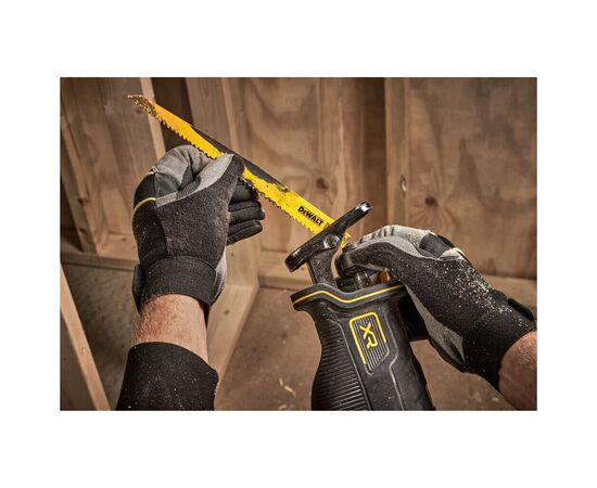 Сабельная пила DeWALT 18 В XR Li-lon, 0 - 3200 ход/мин, кейс TSTAK (без АКБ и ЗУ) (DCS382NT), изображение 5 Сабельная пила DeWALT 18 В XR Li-lon, 0 - 3200 ход/мин, кейс TSTAK (без АКБ и ЗУ) (DCS382NT), изображение 5