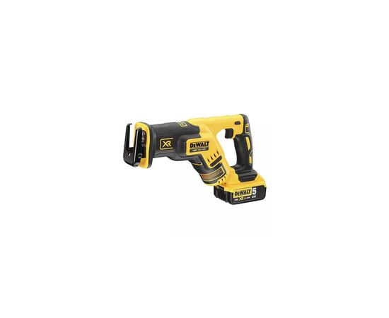 Сабельная пила DeWALT 18В XR Li-lon, бесщеточная, 0 - 2900 ход/мин, 2x5Ah, ЗУ, кейс TSTAK (DCS367P2), изображение 2 Сабельная пила DeWALT 18В XR Li-lon, бесщеточная, 0 - 2900 ход/мин, 2x5Ah, ЗУ, кейс TSTAK (DCS367P2), изображение 2