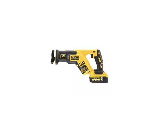 Сабельная пила DeWALT 18В XR Li-lon, бесщеточная, 0 - 2900 ход/мин, 2x5Ah, ЗУ, кейс TSTAK (DCS367P2), изображение 3 Сабельная пила DeWALT 18В XR Li-lon, бесщеточная, 0 - 2900 ход/мин, 2x5Ah, ЗУ, кейс TSTAK (DCS367P2), изображение 3