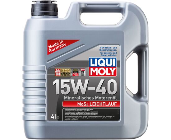 Моторна олива Liqui Moly MoS2 Leichtlauf SAE 15W-40  4л. (2631)