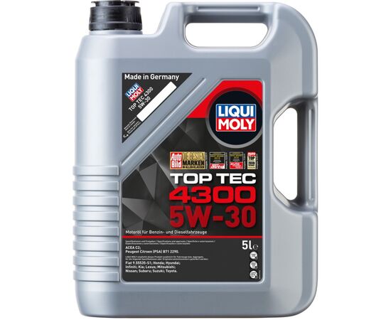 Моторна олива Liqui Moly Top Tec 4300 SAE 5W-30  5л. (2324)