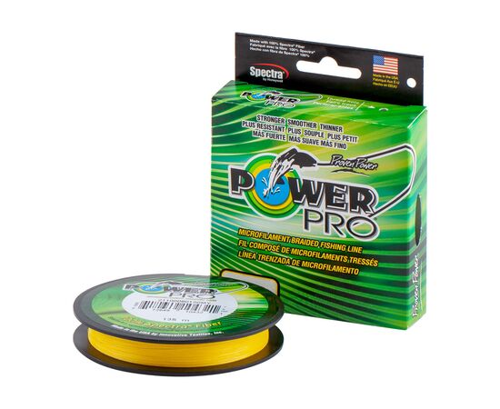Шнур Power Pro Hi-Vis Yellow 135m 0.06mm 6.5lb/3.0kg (2266.78.50)