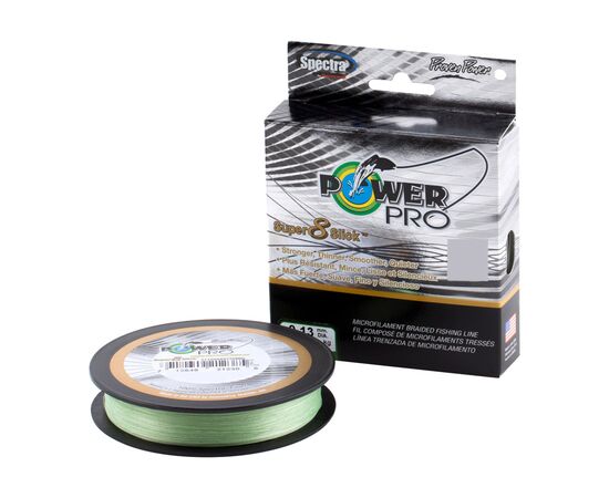 Шнур Power Pro Super 8 Slick Aqua Green 135m 0.23mm 38lb/17.0kg (2266.78.87)