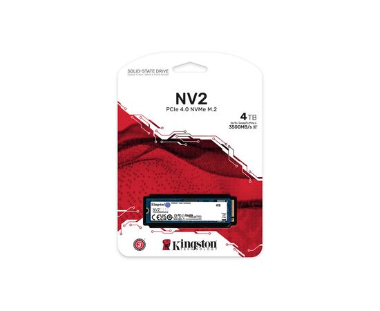 Накопитель SSD M.2 2280 4TB Kingston (SNV2S/4000G), изображение 4 Накопитель SSD M.2 2280 4TB Kingston (SNV2S/4000G), изображение 4