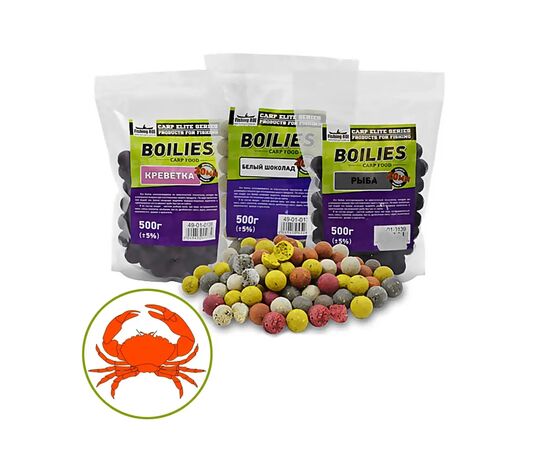 Бойл Fishing ROI Boilies Краб 20 мм 500 г (49-01-0137)