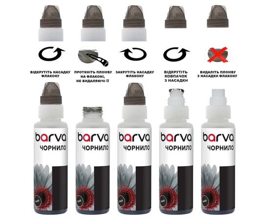 Чорнило Barva Canon GI-46 100 мл, pigm. magenta, флакон OneKey 1K (CGI46-905-1K), зображення 4 Чорнило Barva Canon GI-46 100 мл, pigm. magenta, флакон OneKey 1K (CGI46-905-1K), зображення 4