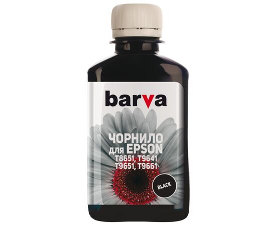 Чорнило Barva Epson E865 180 мл, pigm.black (T8651/T9651) (E865-684)