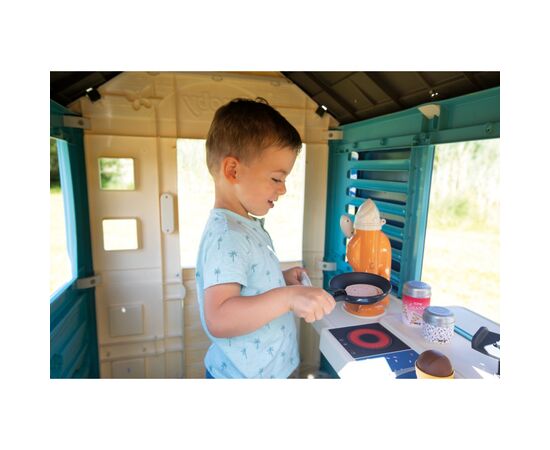 Игровой домик Smoby Кофейня сладостей с кухней, кассой, посудой (810718), изображение 4 Игровой домик Smoby Кофейня сладостей с кухней, кассой, посудой (810718), изображение 4