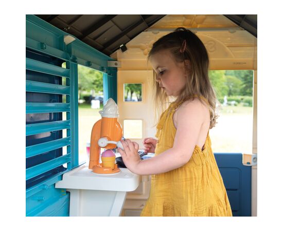 Игровой домик Smoby Кофейня сладостей с кухней, кассой, посудой (810718), изображение 5 Игровой домик Smoby Кофейня сладостей с кухней, кассой, посудой (810718), изображение 5