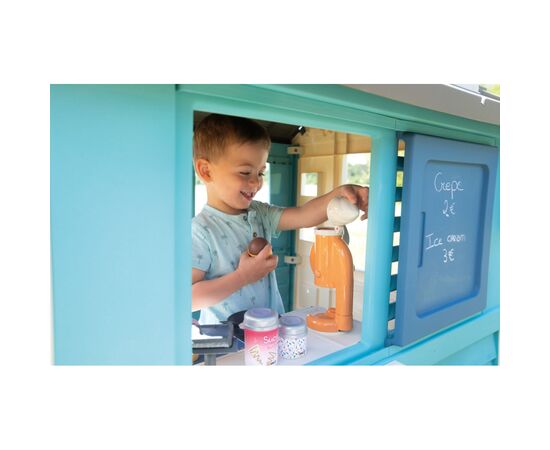 Игровой домик Smoby Кофейня сладостей с кухней, кассой, посудой (810718), изображение 8 Игровой домик Smoby Кофейня сладостей с кухней, кассой, посудой (810718), изображение 8
