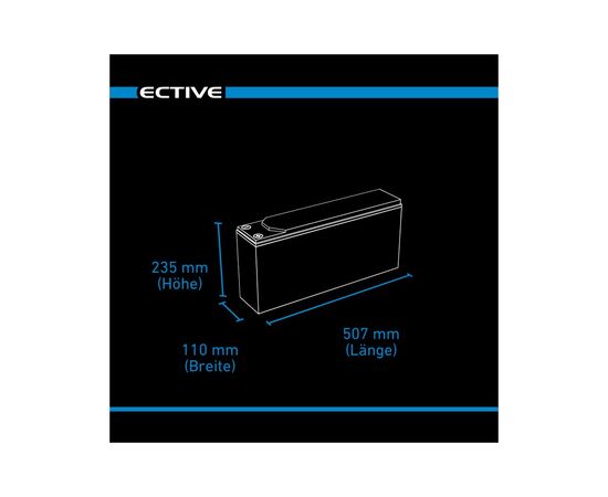 Батарея к ИБП Ective DC 125, 12V-125Ah, GEL Slim (TN3916), изображение 6