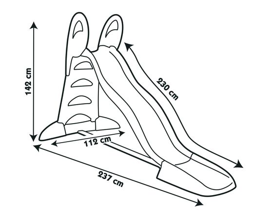 Горка Smoby Двойная волна с водным эффектом длина 230 см (820302), изображение 2