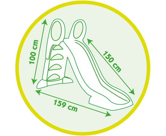 Гірка Smoby з водним ефектом 150 см Блакитна (820505), зображення 4