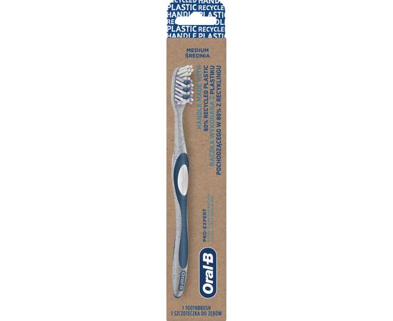 Зубная щетка Oral-B Pro-Expert Extra Clean Eco Edition Medium (3014260110956), изображение 2 Зубная щетка Oral-B Pro-Expert Extra Clean Eco Edition Medium (3014260110956), изображение 2